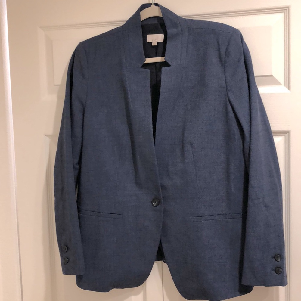 Loft Modern One Button Lined Blazer - image 1